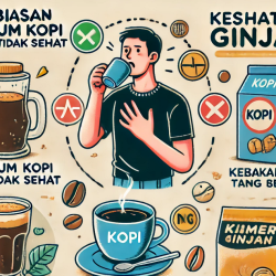 kebiasaan minum kopi berdampak pada ginjal