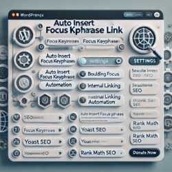 Auto Insert Focus Keyphrase Link