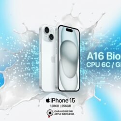 APPLE iPhone 15 128GB 256GB A16 Bionic CPU 6C GPU 5C Garansi Resmi Apple Indonesia (9)